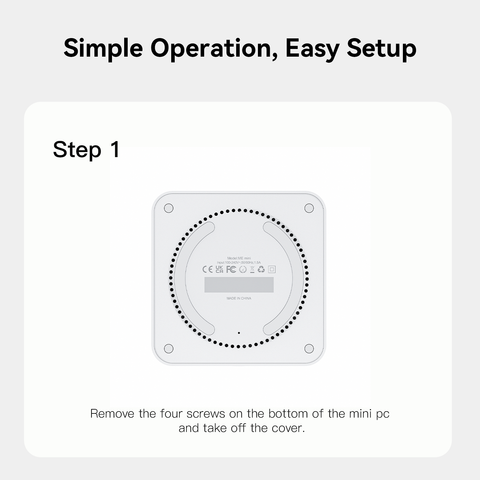 Beelink ME mini 6-slot Home Storage NAS Mini PC
