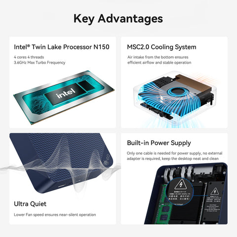 Beelink EQ14 Intel® Twin Lake N150