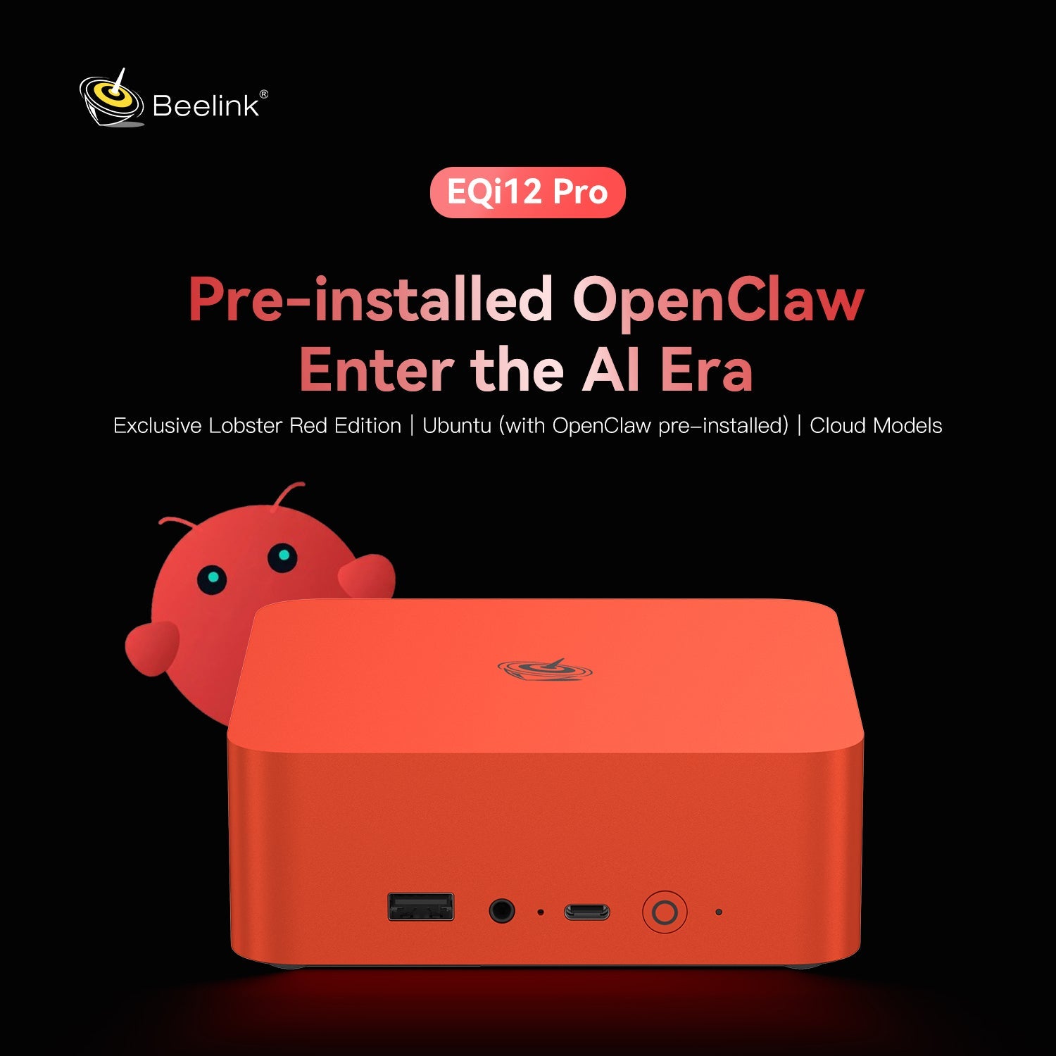 Beelink EQi12 Pro Intel® Core 1235U (OpenClaw Pre-Installed)