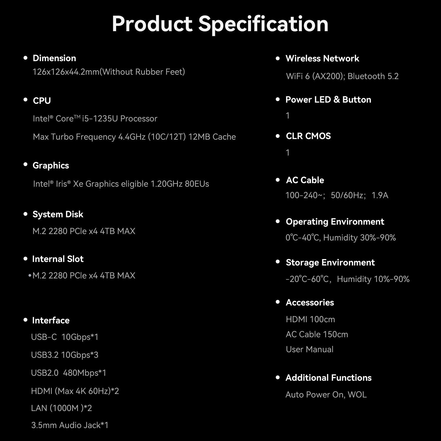 Beelink EQi12 Pro Intel® Core 1235U (OpenClaw Pre-Installed)