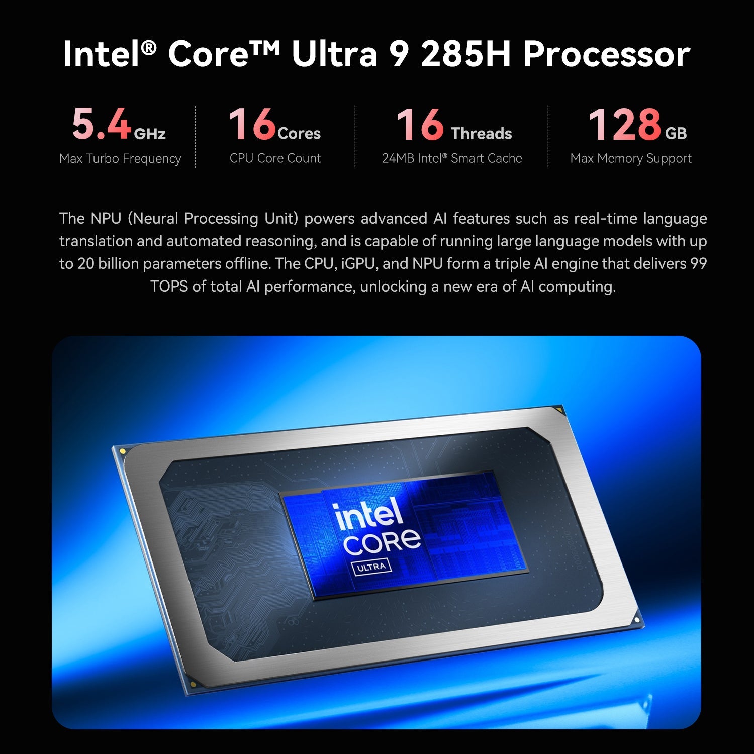 Beelink GTi15 Ultra Intel® Core™ Ultra 9 285H (OpenClaw Pre-Installed)