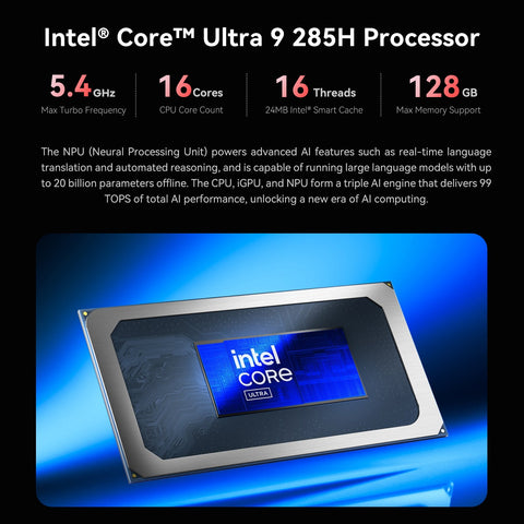 Beelink GTi15 Ultra Intel® Core™ Ultra 9 285H (OpenClaw Pre-Installed)