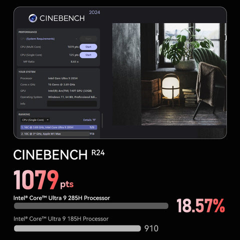 Beelink GTi15 Ultra Intel® Core™ Ultra 9 285H (OpenClaw Pre-Installed)