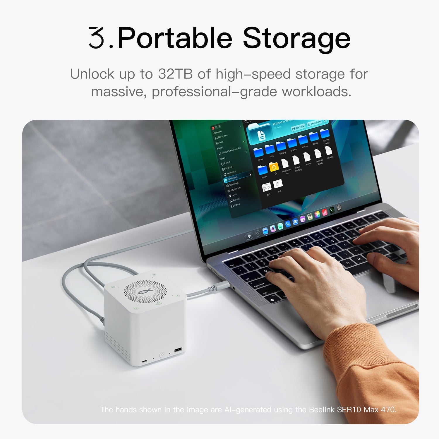 Beelink EX Mate Pro Laptop Companion
