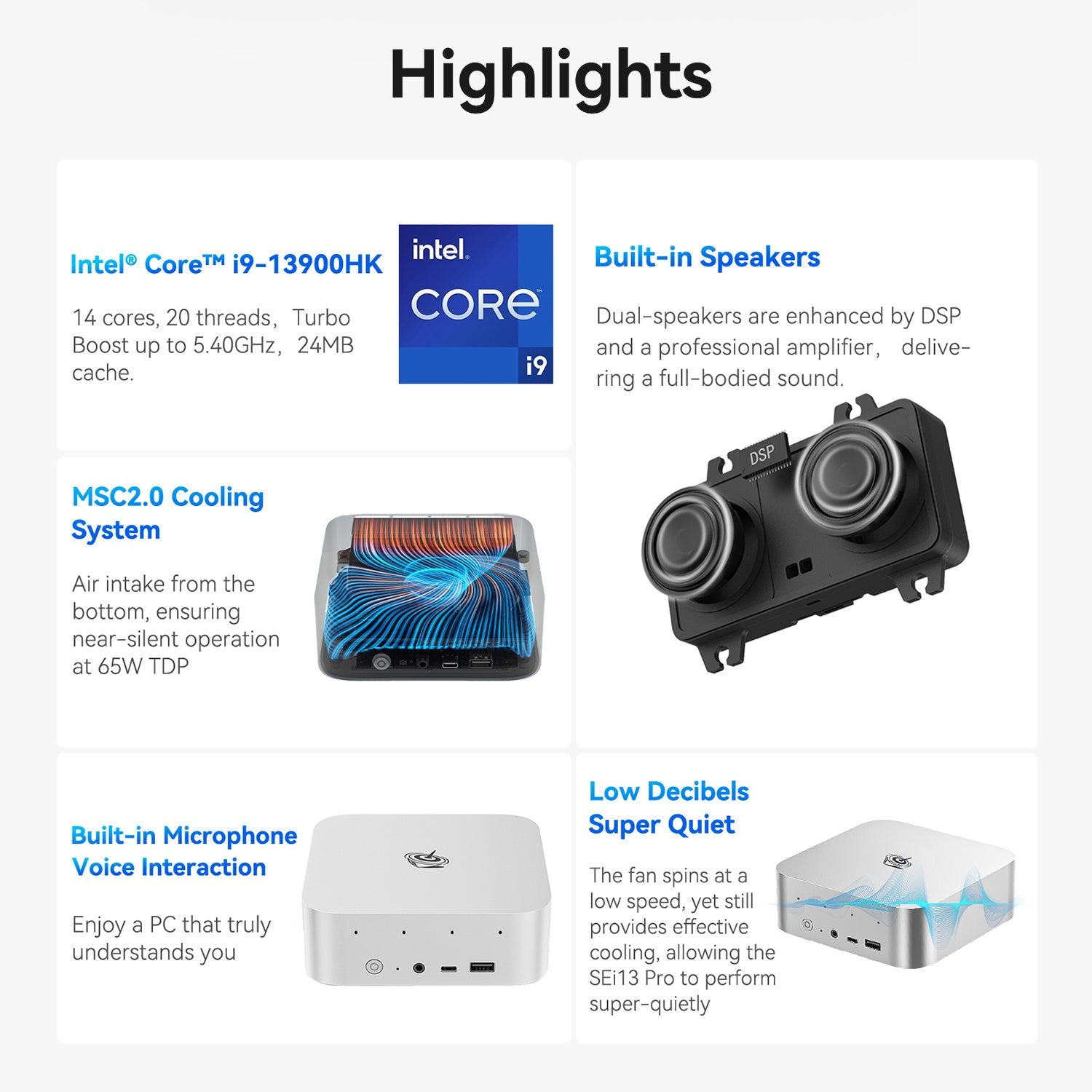 Beelink SEi13 Pro Intel® Core™ i7-13620H